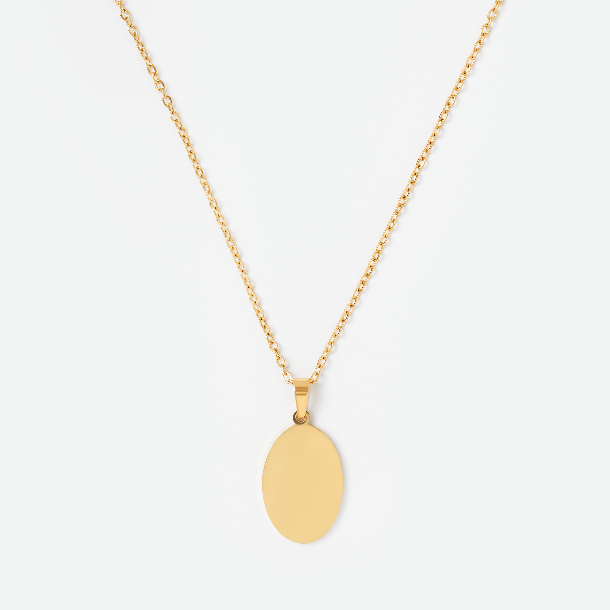 Oval Coin Privee Necklace