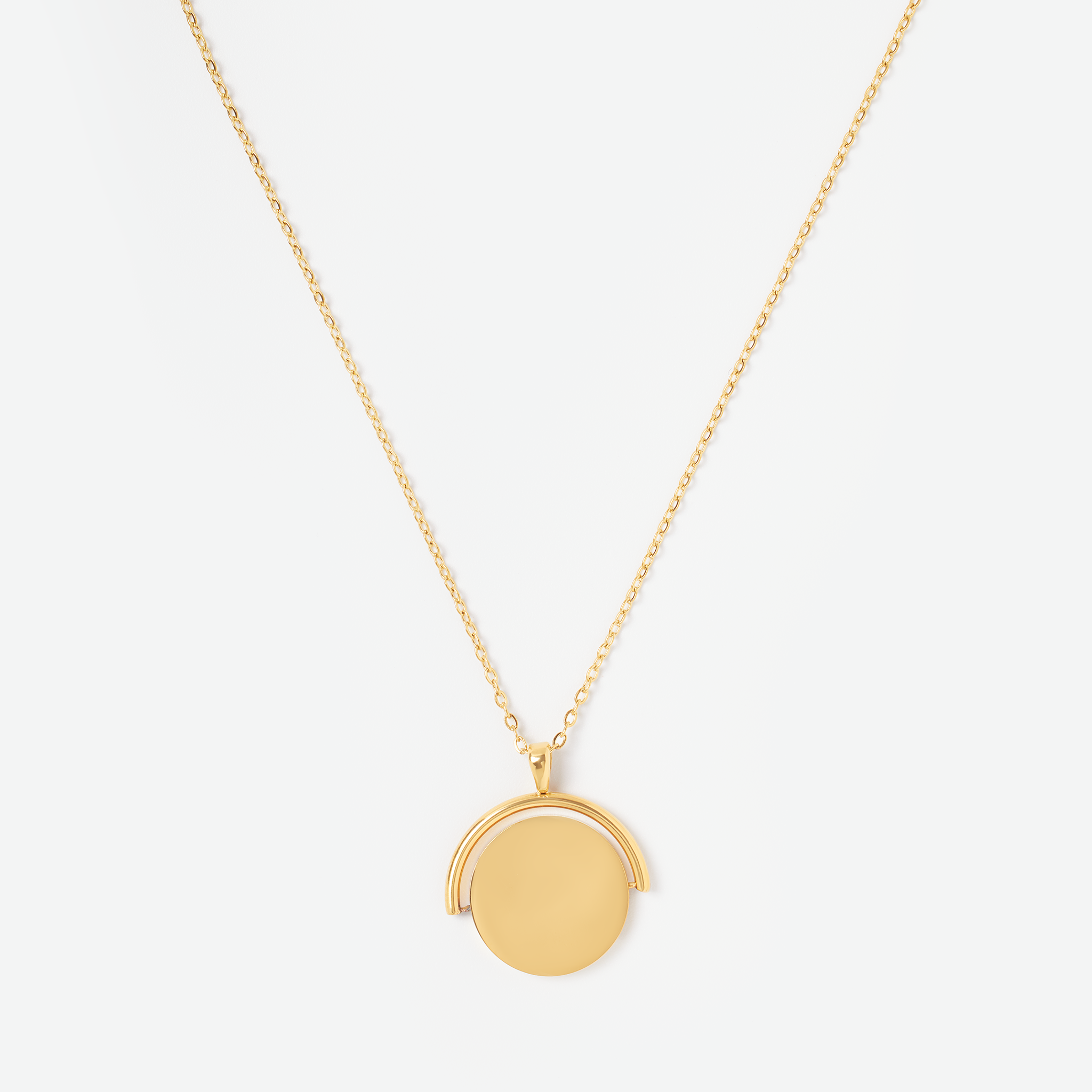 Spinning Coin Privee Necklace