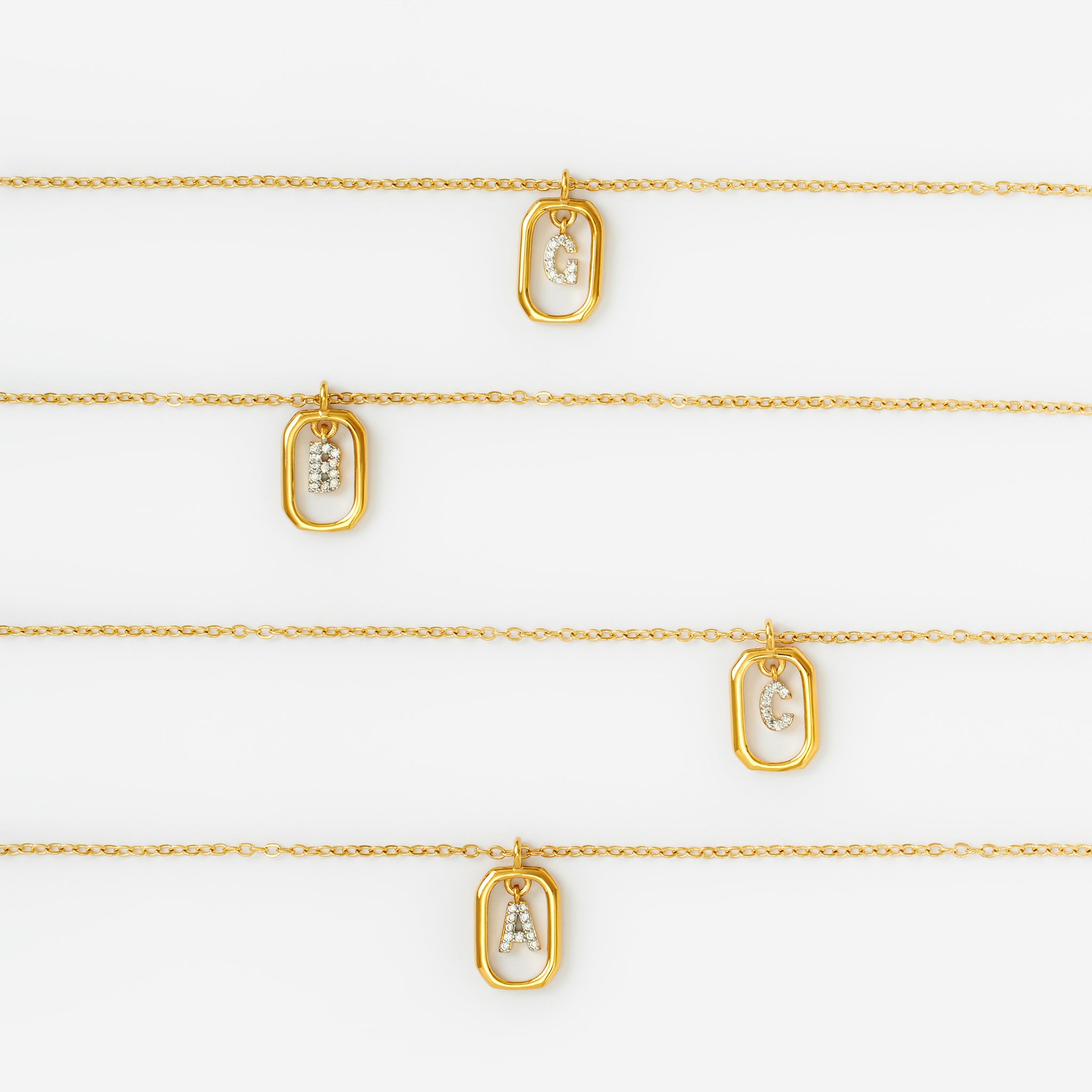 Danielle Letter Necklace