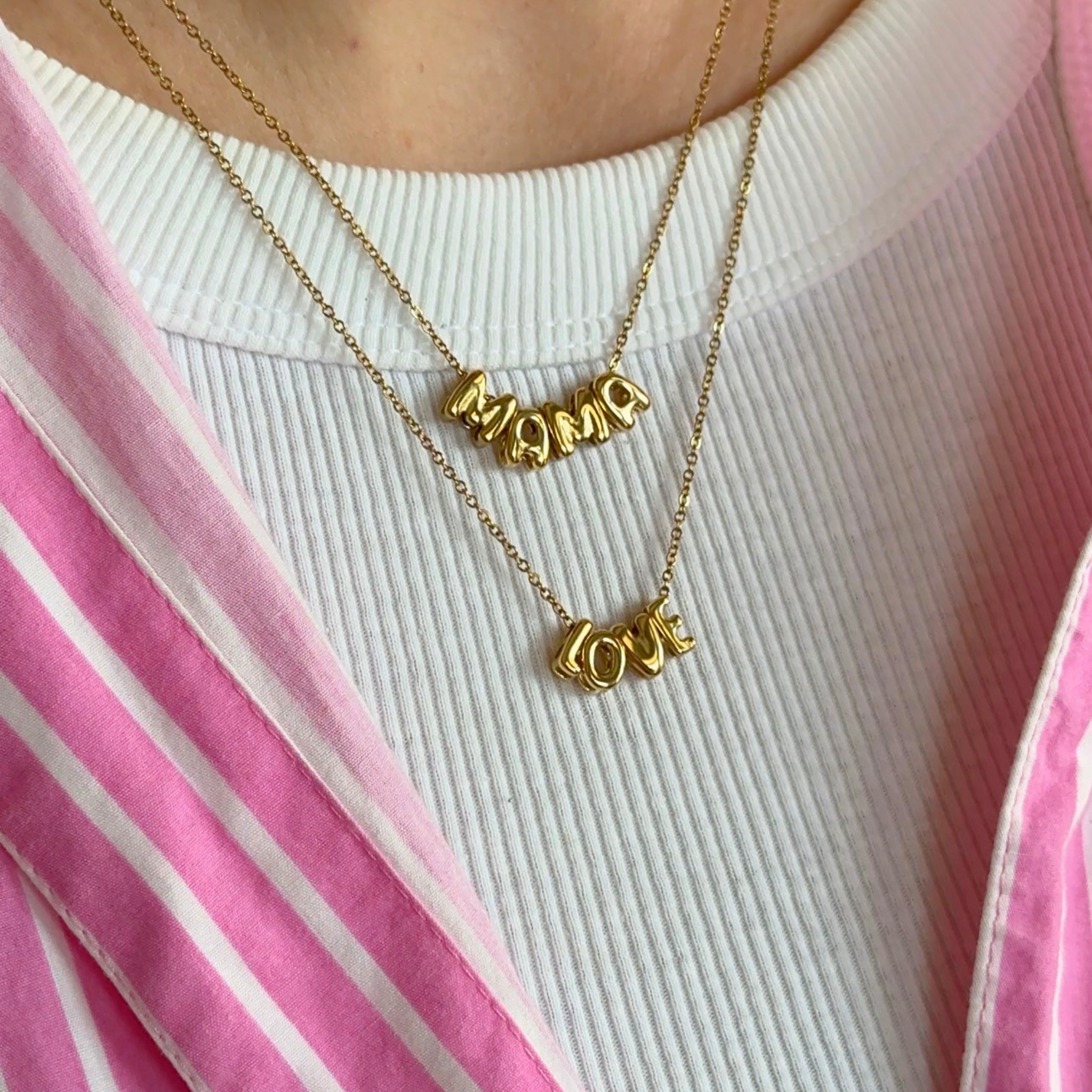 ABC Love Balloon Necklace