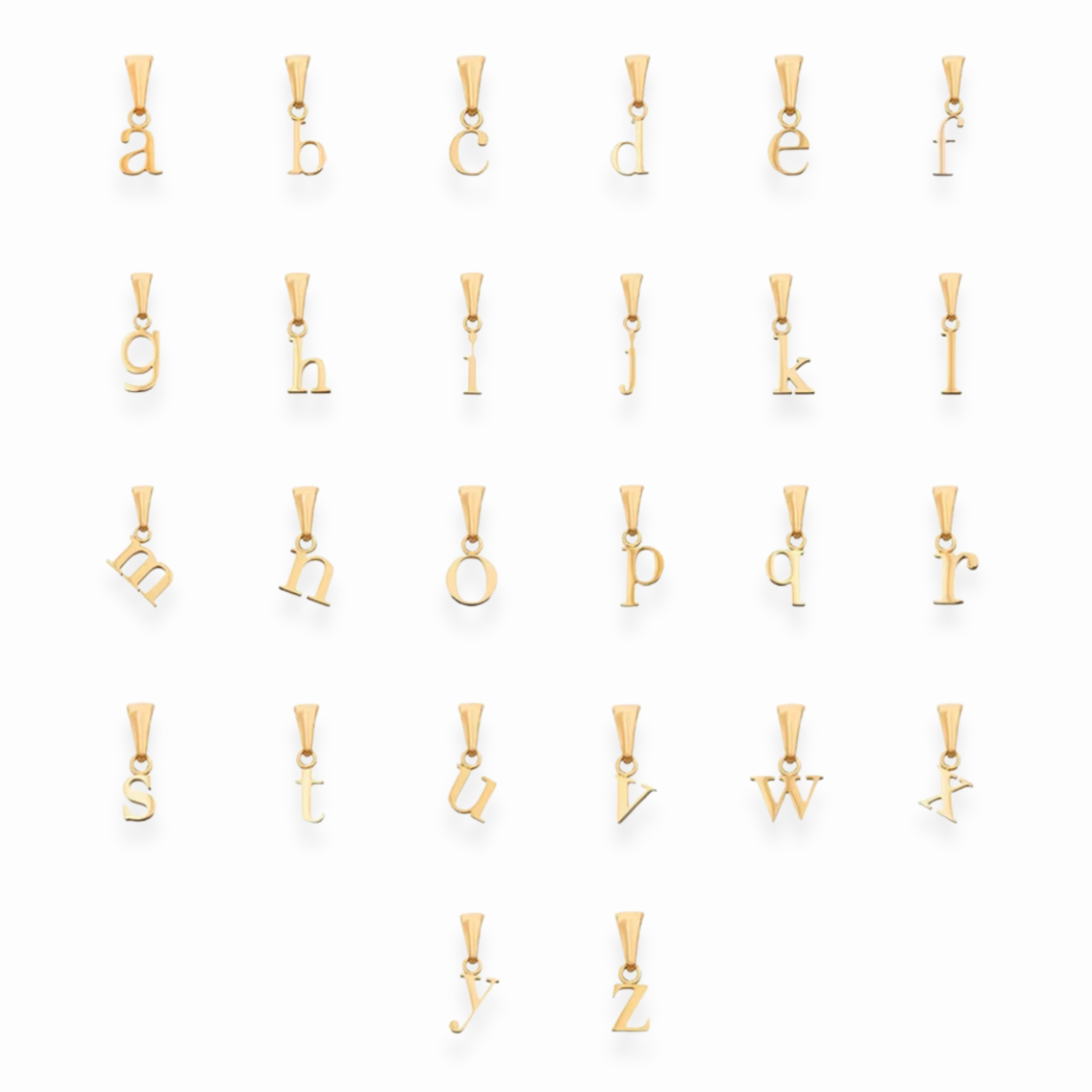 ABC Letter Charms