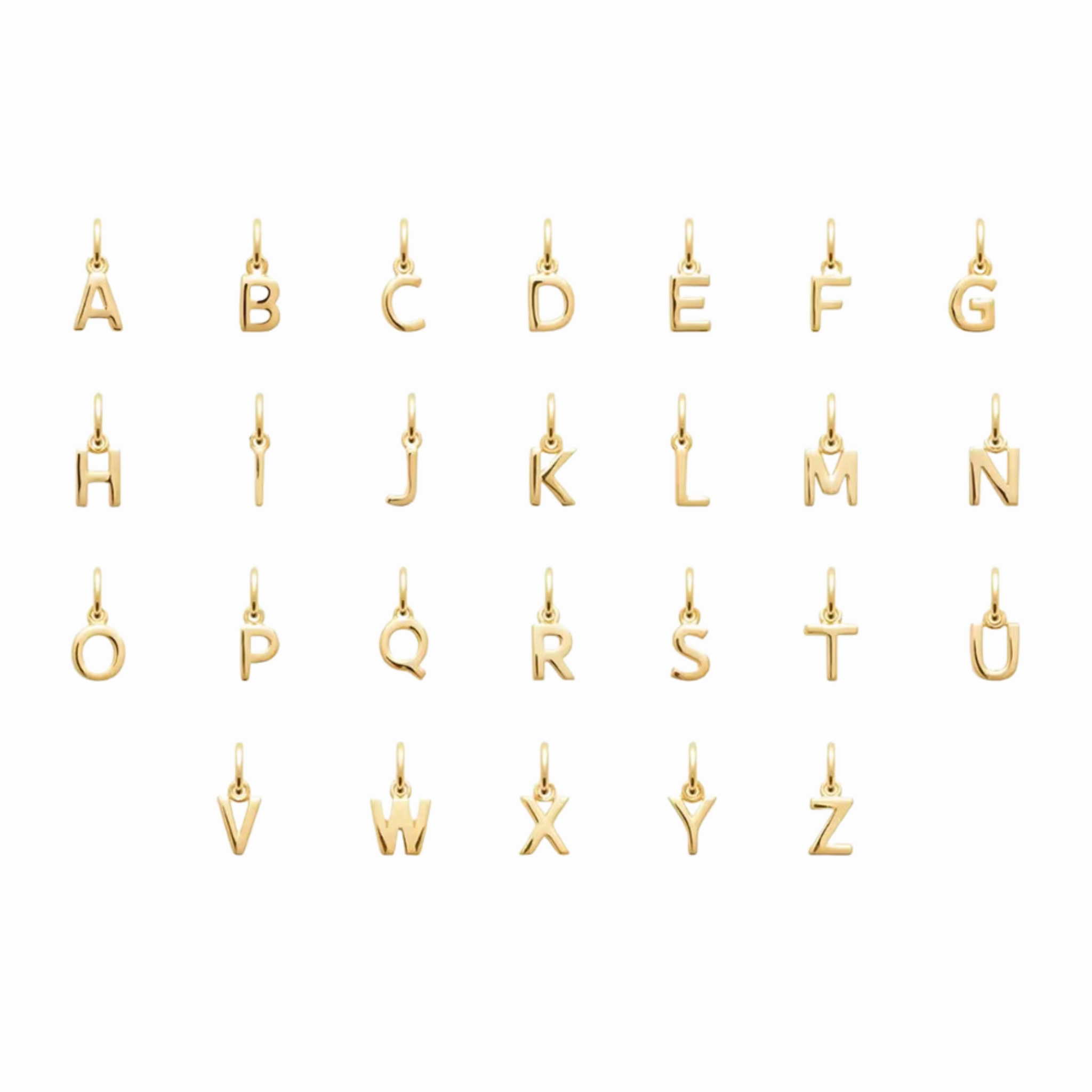 ABC Capital Letter Charms