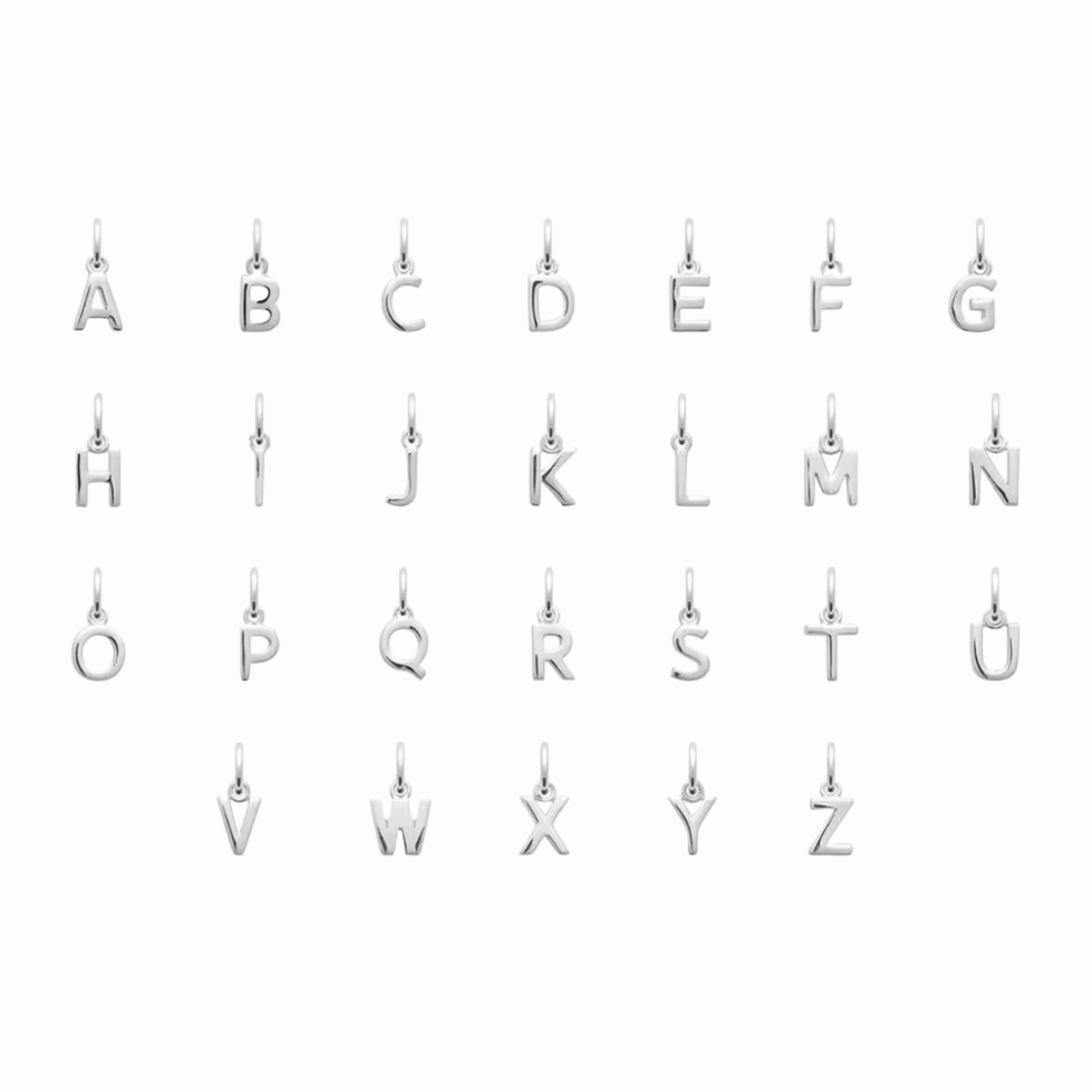 ABC Capital Letter Charms