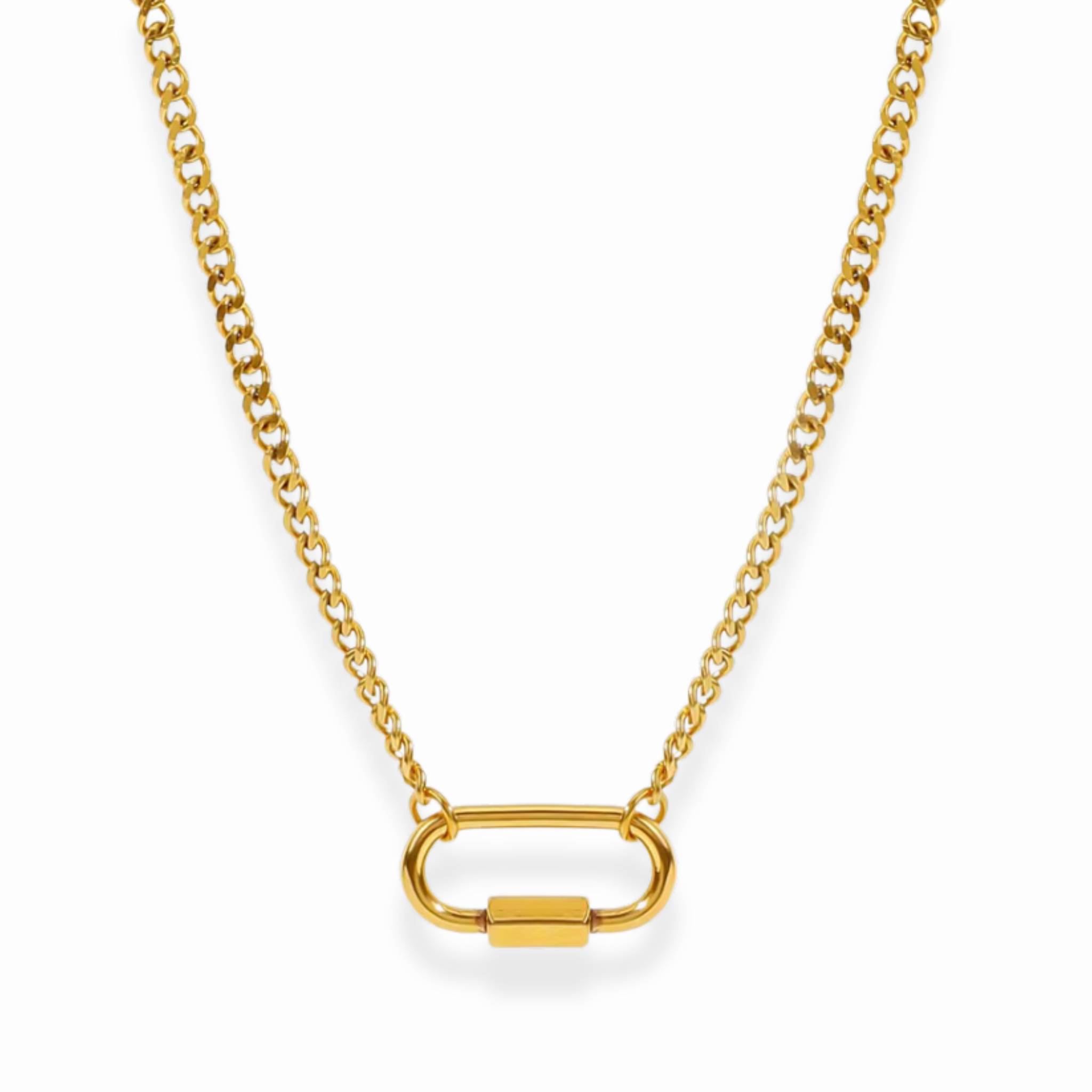 Chunky Clasp Necklace