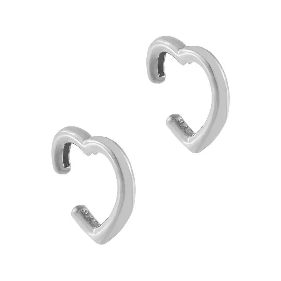 Madras Heart Earcuff