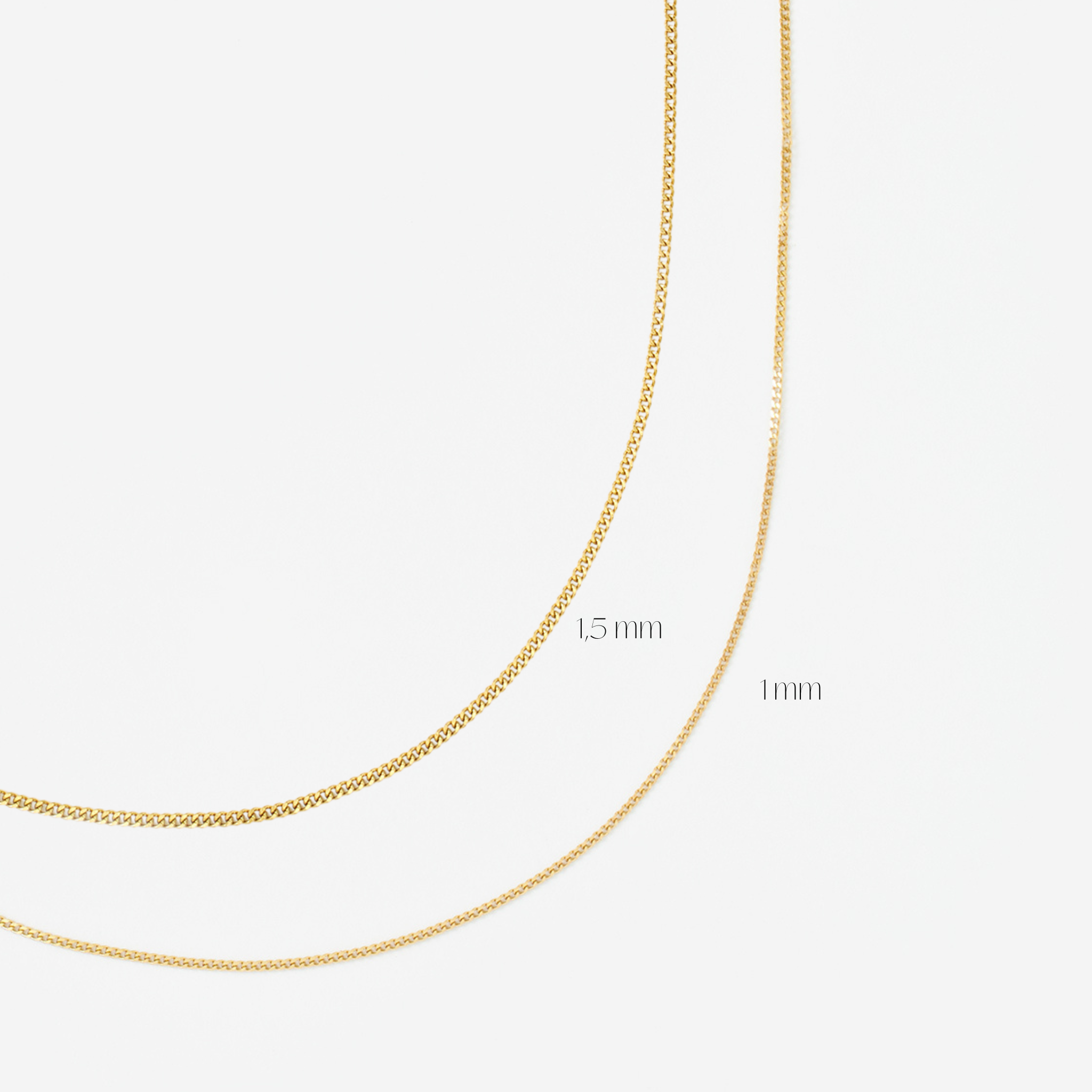 Tiny Cuban Basic Necklace