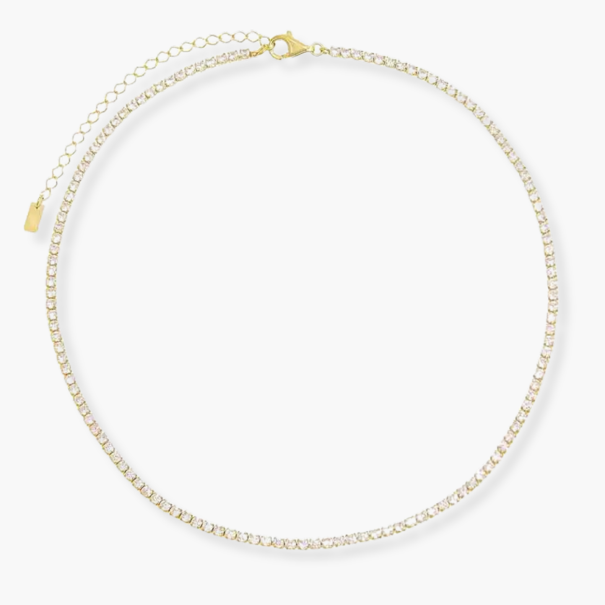 Tennis Necklace Choker