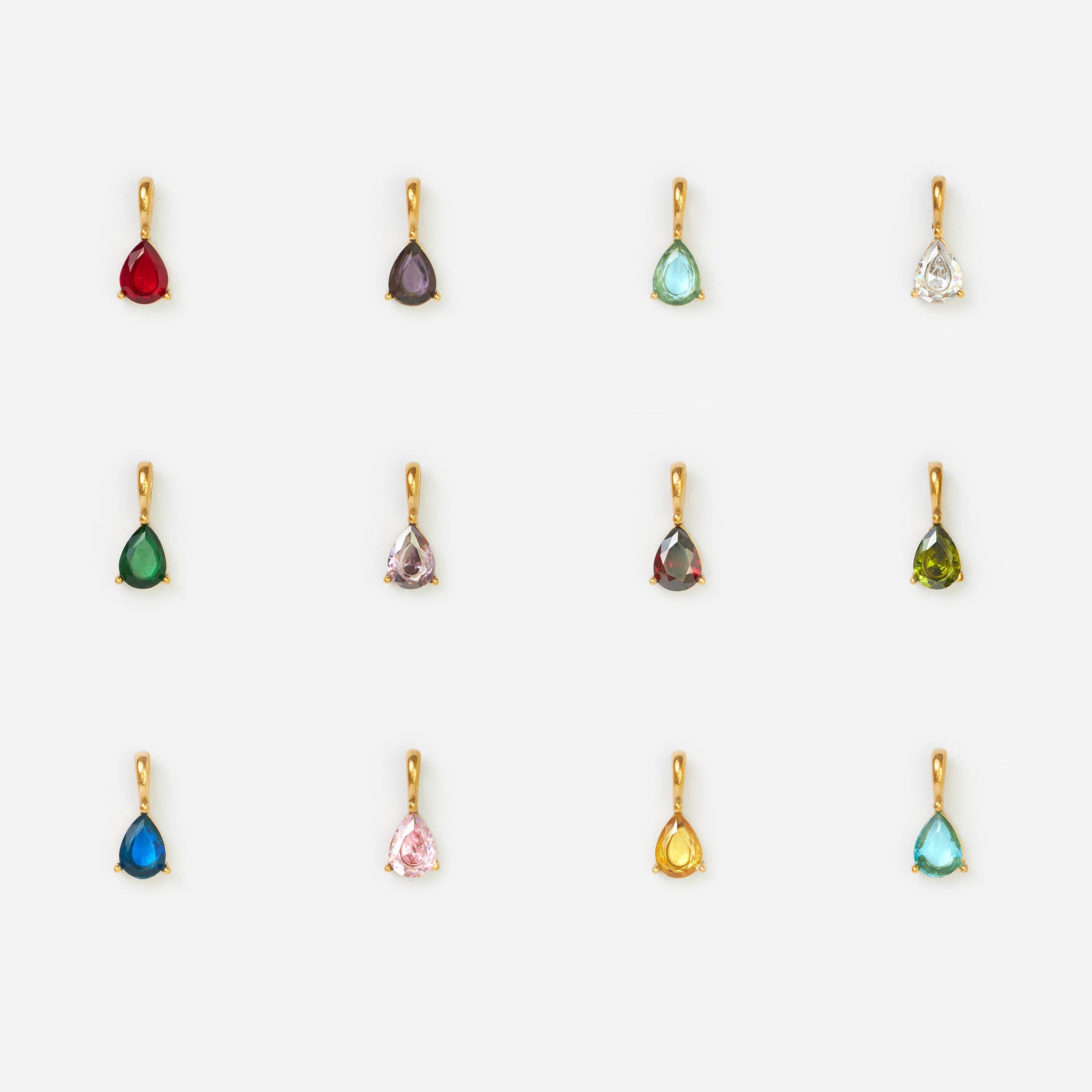 Birthstone Drop Charm