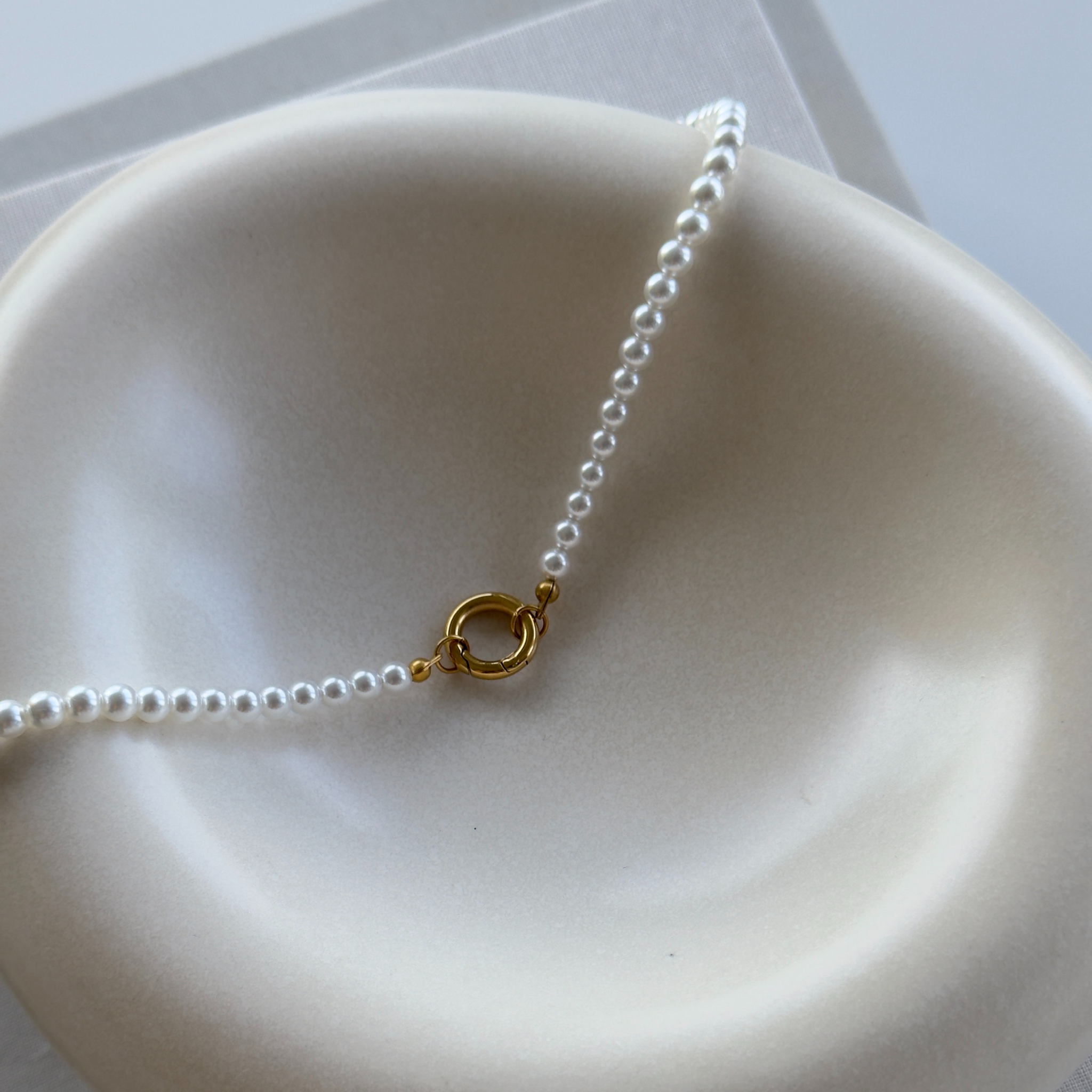 Pearl Clasp Necklace