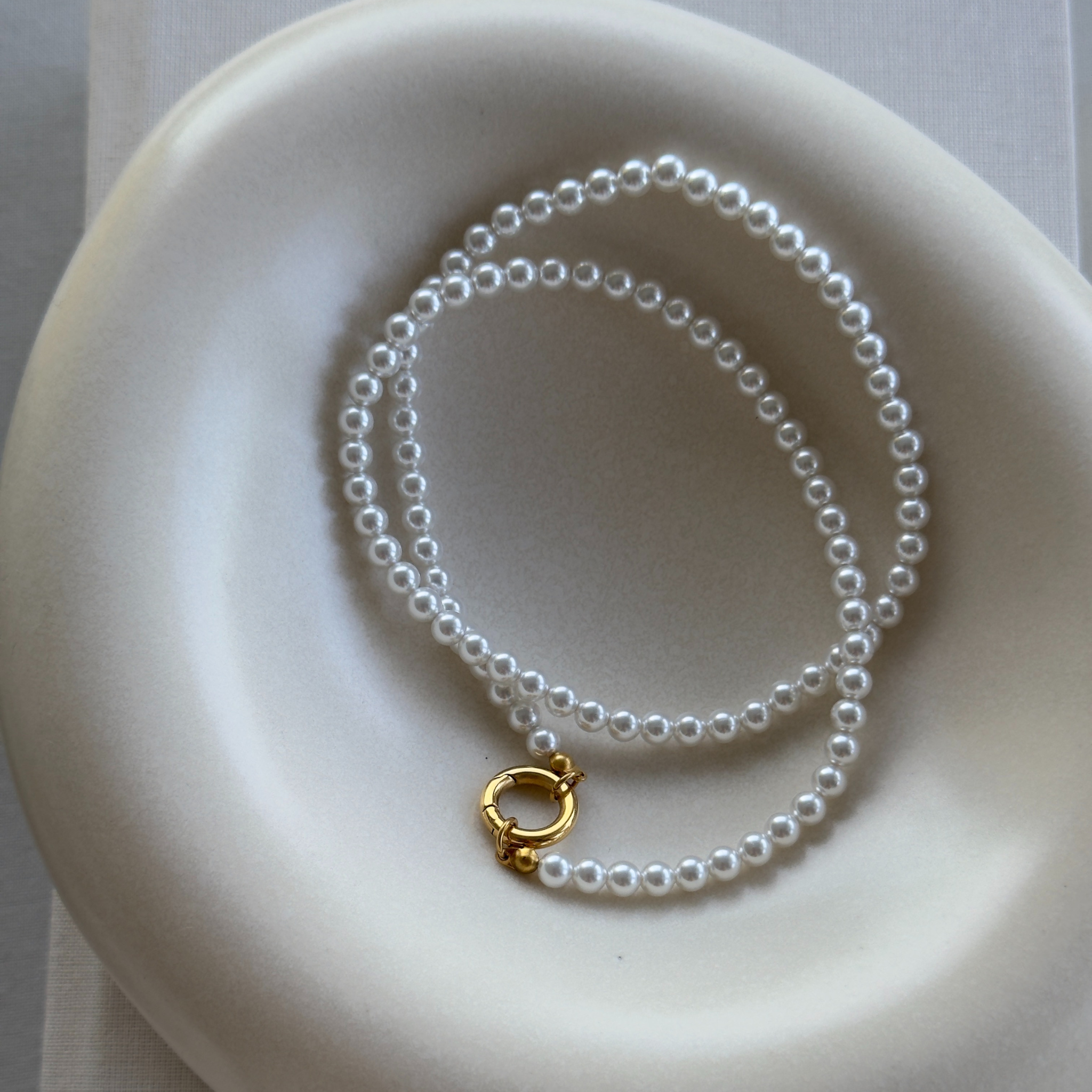 Pearl Clasp Necklace