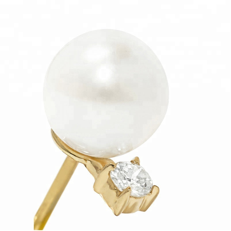 Moon Pearl Stud