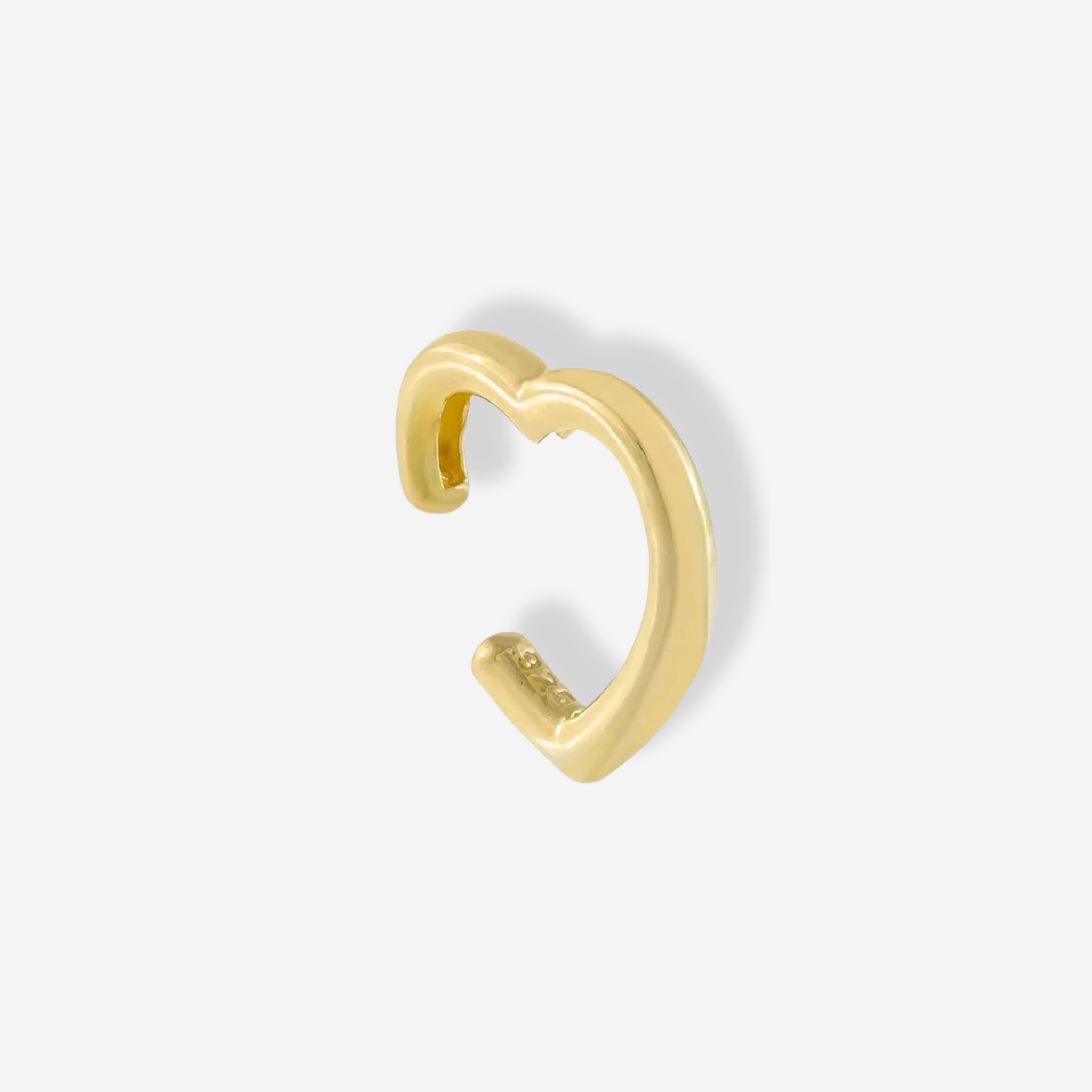 Madras Heart Earcuff