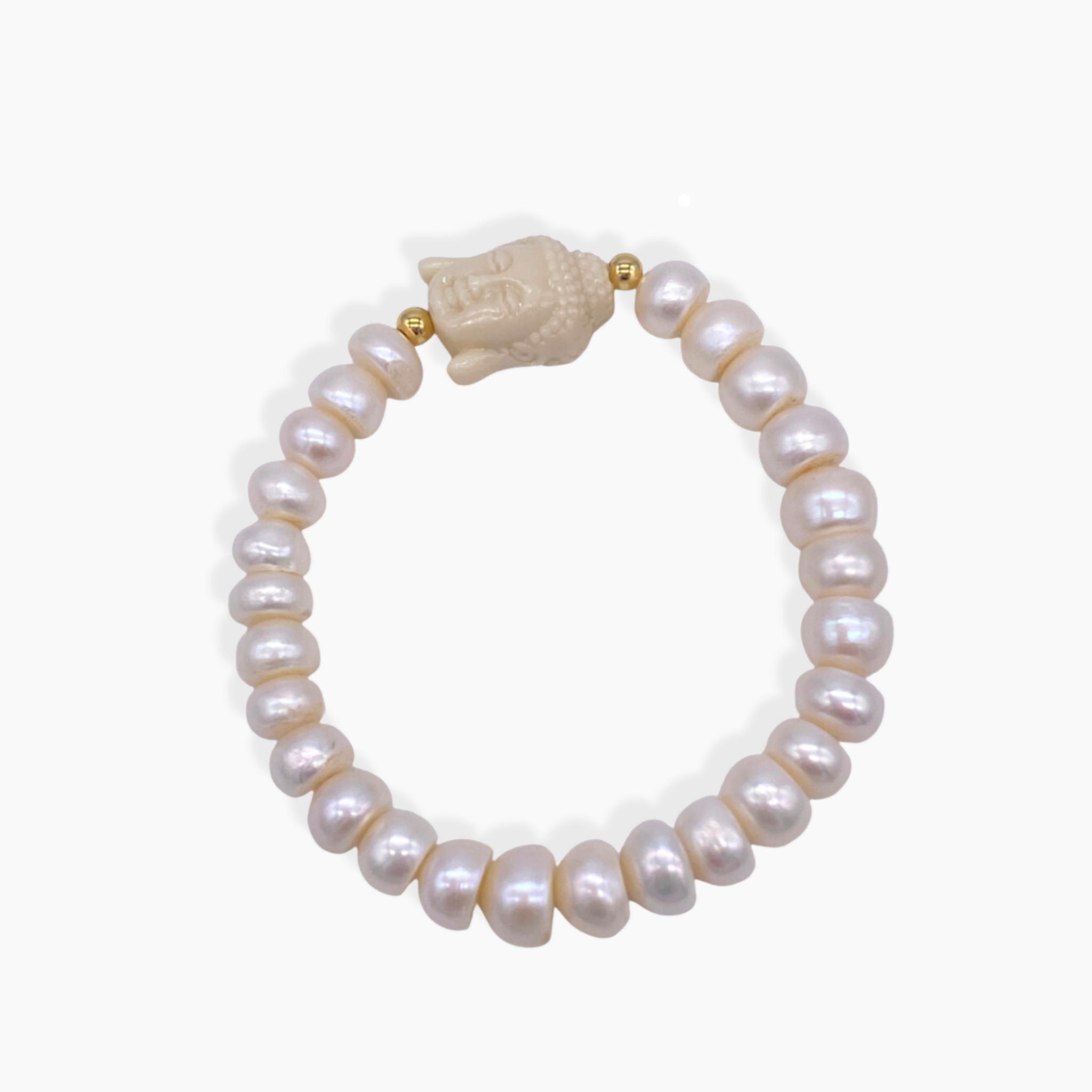 Pearly Buddha Bracelet