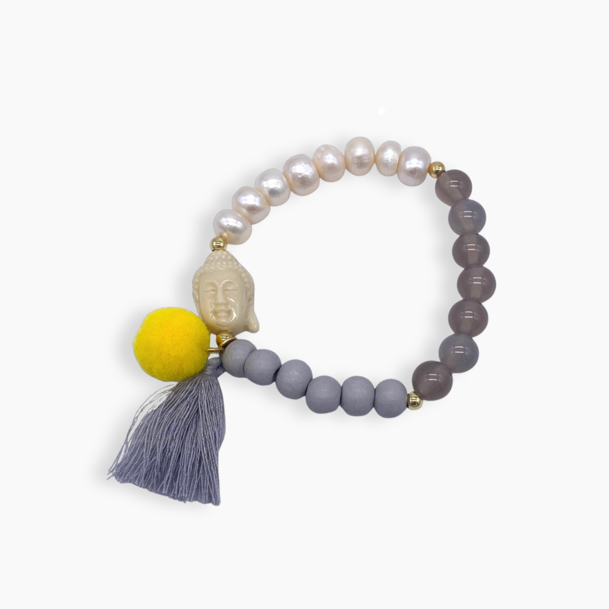 Pearly Buddha Bracelet