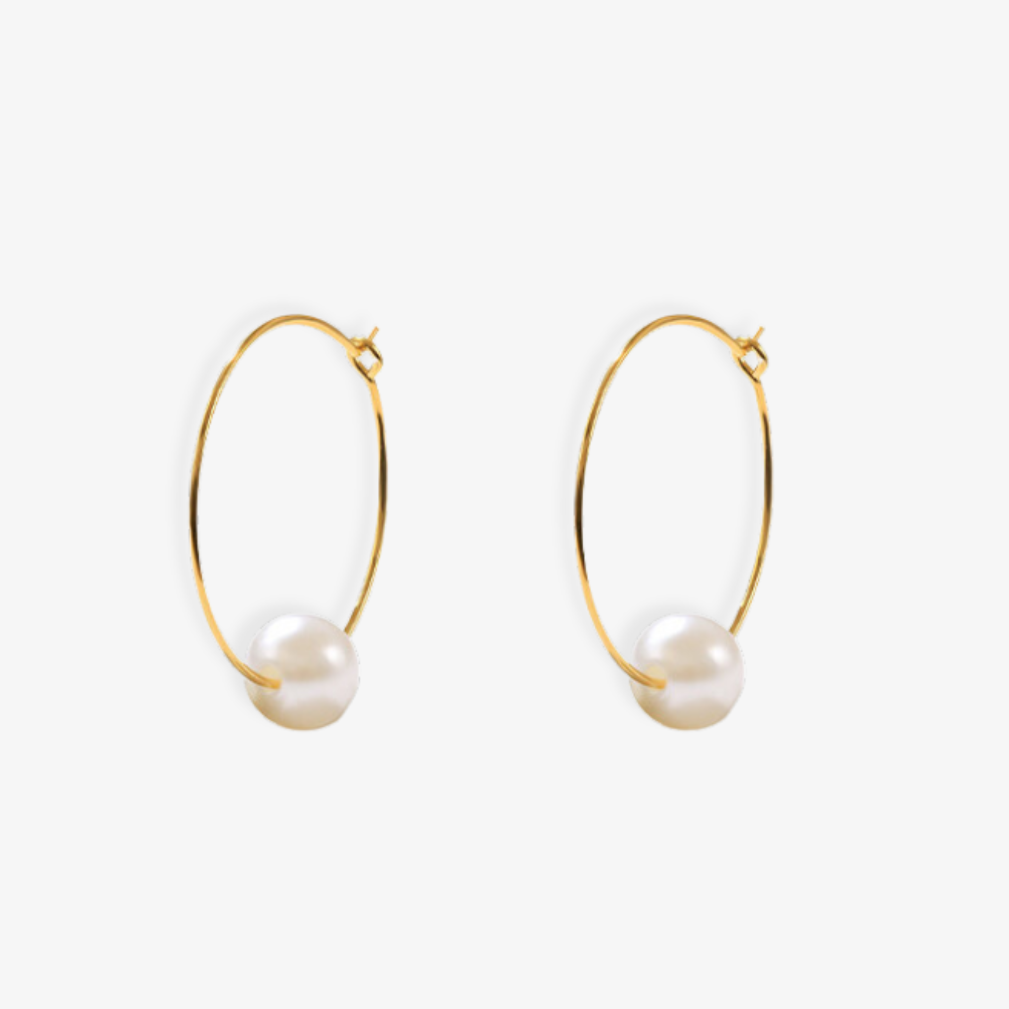 Scandi Pearl Hoop